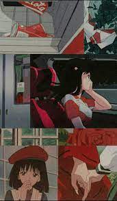 Aesthetic anime vaporwave sad anime manga anime anime art kawaii vocaloid glitch crying. Retro Anime Aesthetic Wallpaper Red Wallpapershit