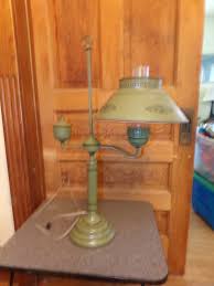 Finishes are nice and modern. Vintage Mid Century Modern Retro Tole Toleware Table Desk Lamp Colonial Green 35 00 Picclick