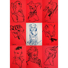 Kim Jung Gi Us On Instagram Limited Quantities Of Signed Sketchbook By Kim Jung Gi Signed With Hand Drawn Sketch Kim Jung Sketch Book Drawing Illustrations