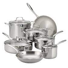 Check spelling or type a new query. Tramontina 12 Piece Tri Ply Clad Stainless Steel Cookware Set With Glass Lids Walmart Com Walmart Com