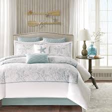 With an elegant white finish and a timeless cottage design, this collection is don't be fooled by the casual design as it brings elements of romantic detail to any room. Beach Comforter Sets King Size Ideas On Foter