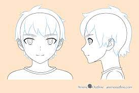 Bright side shares with you tuna dunn's drawings, which are simply made to evoke the best feelings. 8 Step Anime Boy S Head Face Drawing Tutorial Animeoutline