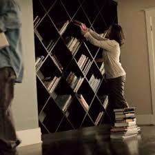 Diy Diagonal Bookcase From Home Depot I Can Use This To Build Similar Wine Bottle Storage Bookshelves Diy Bookshelf Decor Bookshelves