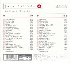 Jazz Ballads 06 Coleman Hawkins Cd Covers Cover Century