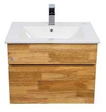 Dollhouse furniture mini wooden wash basin cabinet cupboard. Buy Dazzle Kitchen Modular Bwr Plywood Vanity Washbasin Cabinet 61x46x45cm Rubber Wood Online At Low Prices In India Amazon In