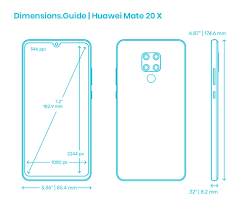 Huawei Mate 20 X (2018) Dimensions ...