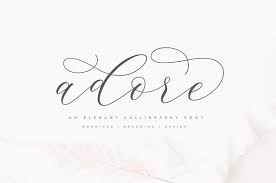Explore adobe handwriting designed by ernest march, frank grießhammer, tiffany wardle de sousa at adobe fonts. Adore Calligraphy Font Free Calligraphy Fonts Calligraphy Fonts Lettering