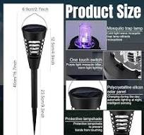 Amazon.com : Qualirey 4 Pack Solar Bug Zapper & Mosquito ...