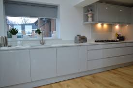 Maybe you would like to learn more about one of these? Dove Grey Gloss Kitchen With White Starlight Quartz Modern Kitchen Other By Interiors 4 Living Houzz Ie