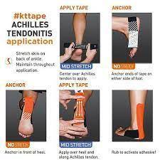 Kt Tape Achilles Tendon Achilles Tendonitis Tendonitis Treatment Achilles Tendonitis Treatment