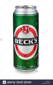 Can Of Beer Beck S German Beer Stock Photo Alamy