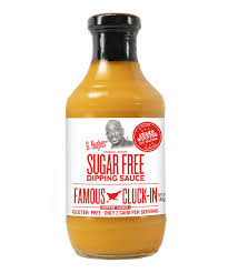 This chicken dipping sauce features creamy mayo with smoky barbecue and the tang from mustard. G Hughes Famous Cluckin Dipping Sauce 17 Oz Lil S Dietary Shop
