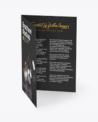 Brochure Mockup In Stationery Mockups On Yellow Images Object Mockups