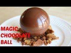 How To Make Chocolate Spheres Recipe By Bakelikeapro Youtube Chocolate Balls Recipe Magic Chocolate Chocolate Bowls With Balloons