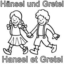 Kostenlose Malvorlage Franzosisch Lernen Hansel Und Gretel Hansel Et Gretel Zum Ausmalen