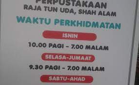 No telefon 03 5510 8976. Jakel Shah Alam Waktu Operasi Sal Kaa