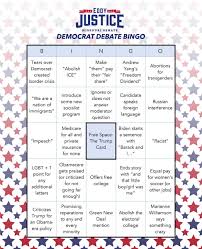 Opinion Eddy Justice Campaign Publishes Democrat Debate Bingo The Missouri Times