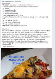 Eat what you want, how you. Dough Less Meat Crust Pizza Lean And Green Meals Lean Protein Meals Cheap Healthy Meals