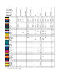 Sample For Pantone Color Chart Free Download