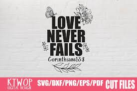 Download Love Never Fails Graphic By Ktwop Creative Fabrica PSD Mockup Templates