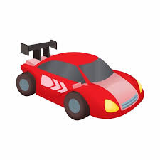 Icono De Coche De Carreras Rojo Estilo De Dibujos Animados Grafico Vectorial Y Imagen Png Coches De Carreras Estilos De Dibujo Carro Dibujo