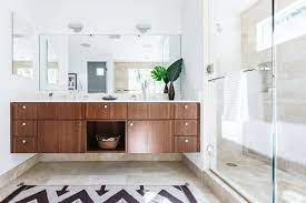 03 of 14 warm modern (rusal construction) 49 Inspiring Bathroom Design Ideas