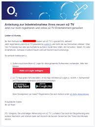 Maybe you would like to learn more about one of these? O2 Tv L Aktivierung Funktioniert Nicht O Community