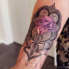 If you want to make a tattoo, look in this post you can see different images and photos of rose diamond tattoo made by different. 56 Latest Diamond Tattoos Ideas