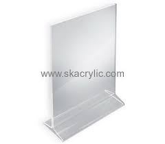 Factory Direct Sale Acrylic Tabletop Sign Holder Acrylic Sign Holders 8 5 X 11 Stands Standing Sign Holders Sh 116
