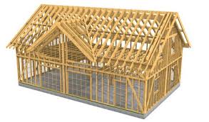 Ossature Bois 3 Jpg 450 265 Roof Truss Design Timber Frame Construction Barn Door Designs