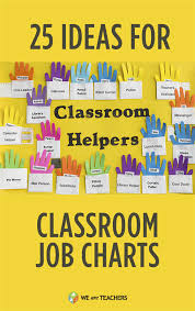 38 Ideas For Flexible Fun Classroom Job Charts Classroom