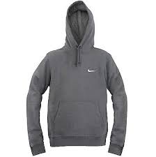 Black And Grey Nike Jacket Nike Club Swoosh Hoody Mens 611457 071 Dark Grey Pullover Hoodie Apparel Size L Grey Pullover Hoodie Hoodies Hoodies Men