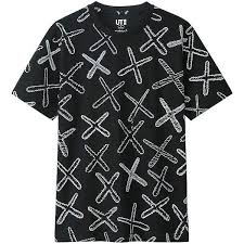 Black And White Check T Shirt Mens Uniqlo Men S Kaws Graphic Tee Japan Size Shirts Mens Checkered Shirt Mens Shirts
