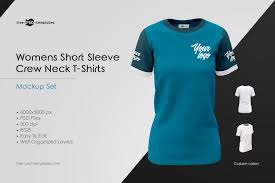 Time for the free templates! Womens Crew Neck T Shirts Mockup Set Free Psd Templates Shirt Mockup Tshirt Mockup Clothing Mockup