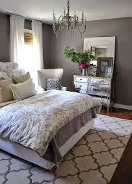 93 Cozy Small Master Bedroom Decorating Ideas Make The Room Look Larg Small Master Bedroom Small Master Bedroom Decorating Ideas Bedroom Paint Colors Master