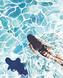 Swimming Pool Art Print Etsy Swimming Pool Art Pool Art Weather Art