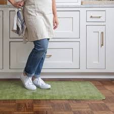 Gray and white kitchen inspiration and how to choose a kitchen cabinet color. Green Kitchen Rugs Mats Target