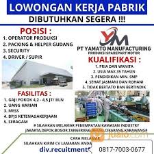 Temukan info lowongan kerja / pekerjaan magang, mahasiswa, kerja sampingan terbaru yang bisa kamu apply. Loker Jakarta 2020 Jakarta Pusat Jualo