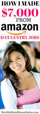 How I Made 7 000 From Amazon Data Entry Jobs From Home How I Made 7 000 From Amazon Work From Home Jobs Ho Data Entry Jobs Data Entry Amazon Work From Home