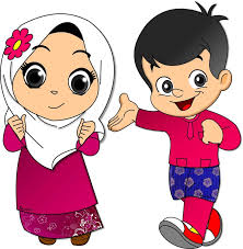 Kumpulan mewarnai gambar sketsakartun anak muslim. 93 Gambar Idul Fitri Kartun Cikimm Com