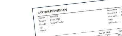 Kostenlos, unverbindlich & ohne risiko testen. Contoh Faktur Pembelian