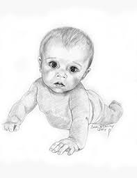 Pencil drawings | pencil drawings baby images, high definition pencil drawings. Looks Like My Sis As A Baby Baby Sketch Cute Baby Drawings Baby Art
