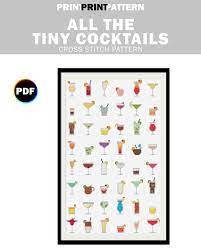 Cross stitch patterns for the whole family designed by connie barwick. 200 Cocktail Ideen In 2021 Kreuzstich Kreuzstich Kuche Sticken