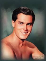 Jeffrey Hunter, Vintage Actor #2 Art Print