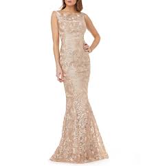 Kay Unger Metallic Floral Embroidery Gown Dillard S Womens Wedding Dresses Dillards Wedding Dresses Pretty Wedding Dresses