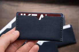 Small women's wallet, minimalist wallet, vegan wallet. Credit Card Holder Made Of Leather Smallest Wallet Ever Small Leather Wallet Small Wallet Card Holder