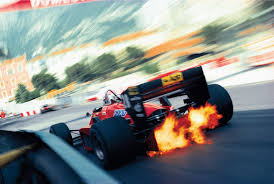 Ich habe angst vor einer (13.) s. Stefan Johansson Ferrari Monaco 1985 Formel 1 Auto Grand Prix Ferrari F1