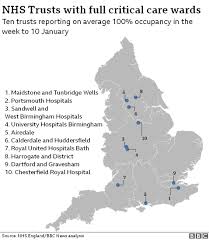 Less than 1 mile away. Covid 19 Critical Care Wards Full In Hospitals Across England Bbc News