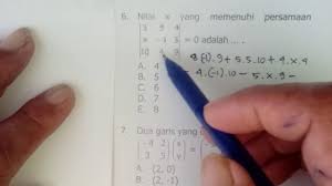 Tutorial Matriks Mencari Nilai X Pada Matriks Ordo 3x3 Matematika Sma Youtube