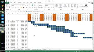 Build Dynamic Gantt Chart By Excel Youtube